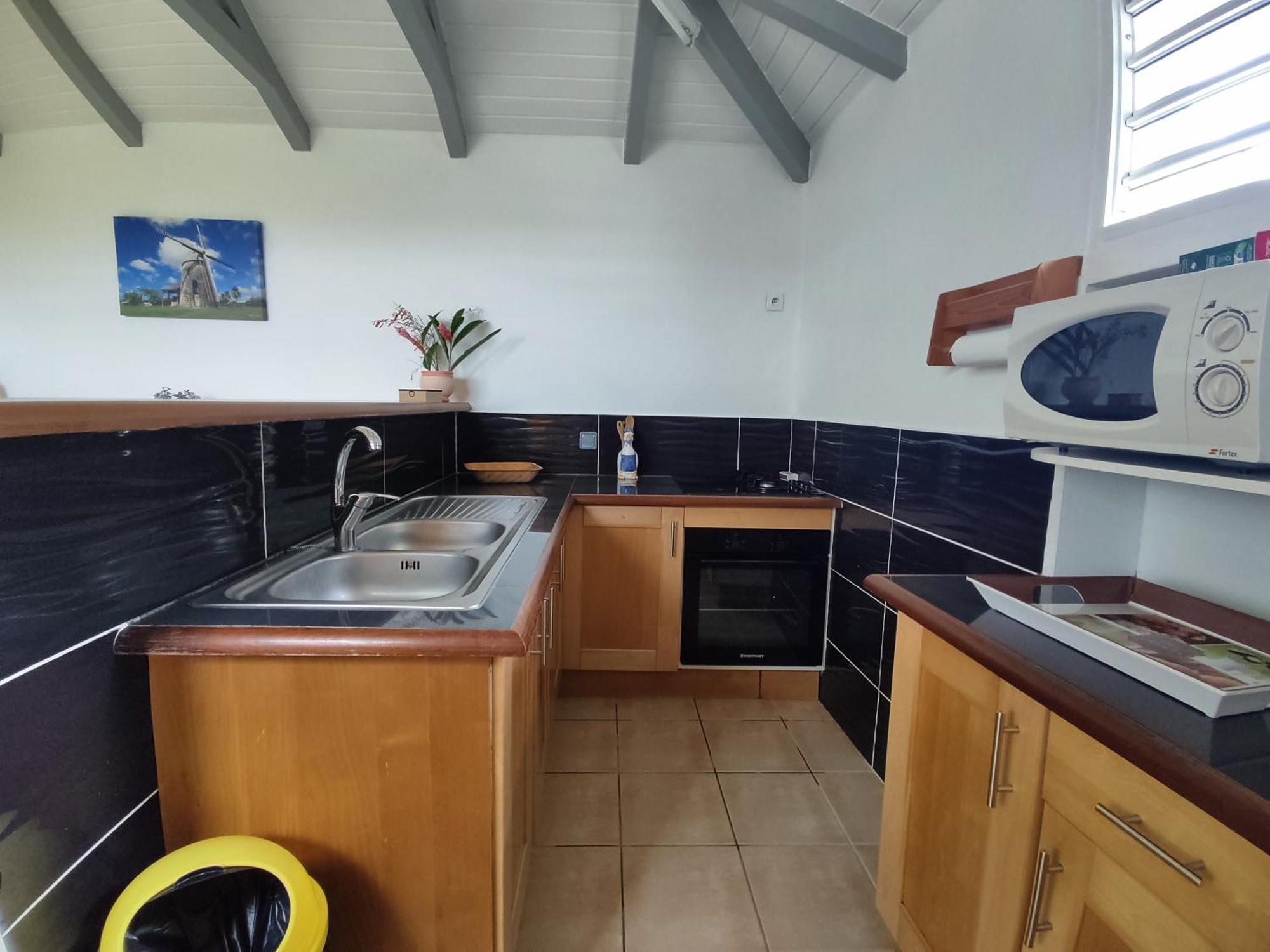 Bungalow With Sea View In Deshaies Rum bild